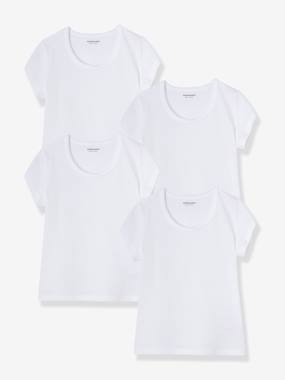 Lot 4 T-shirts maillot de corps BASICS - vertbaudet enfant -Lot 4 T-shirts maillot de corps BASICS
