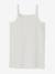 Pack of 4 Girls' Vest Tops White - vertbaudet enfant 