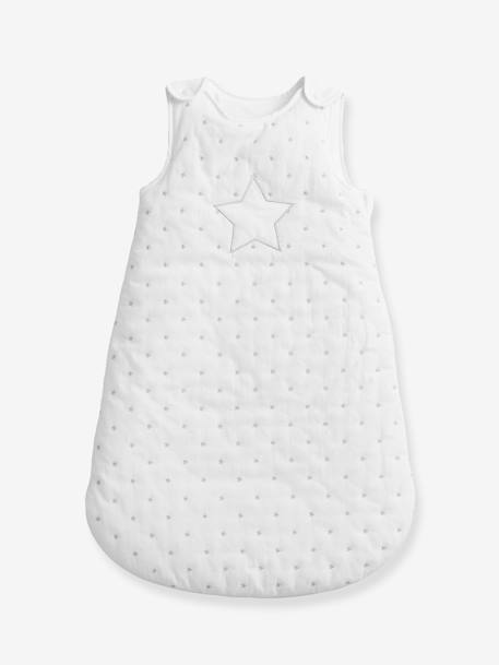Sleeveless Sleep Bag, Star Shower Theme White - vertbaudet enfant 