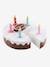 Gâteau d'anniversaire en bois FSC® multicolore - vertbaudet enfant 