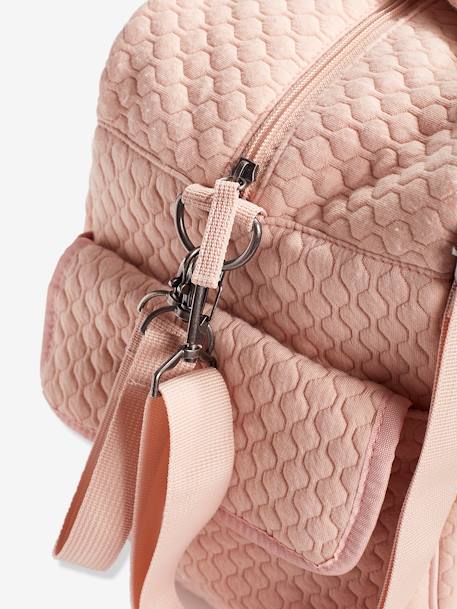 Sac à langer Journée multipoches rose poudré - vertbaudet enfant 