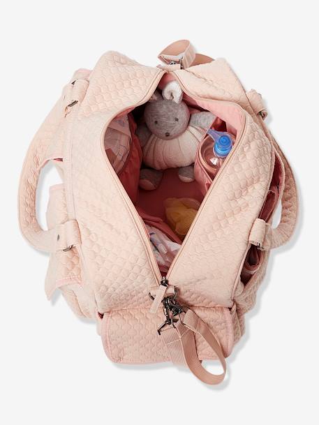 Sac à langer Journée multipoches rose poudré - vertbaudet enfant 