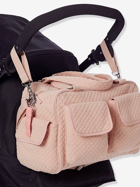 Sac à langer Journée multipoches rose poudré - vertbaudet enfant 