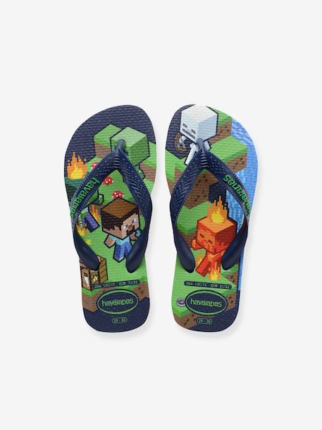 Minecraft HAVAIANAS flip-flops for children green - vertbaudet enfant 