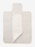Travel changing mat beige+printed pink - vertbaudet enfant 
