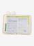 Protège carnet de santé sherpa beige+noix de pécan+rose imprimé - vertbaudet enfant 