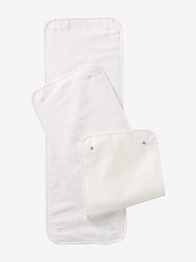 -Lot de 2 serviettes de rechange pour tapis à langer nomade