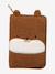 Medical Records Cover in Sherpa, Teddy Bear beige+pecan nut+printed pink - vertbaudet enfant 
