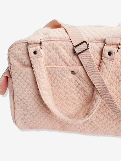 Sac à langer Journée multipoches rose poudré - vertbaudet enfant 