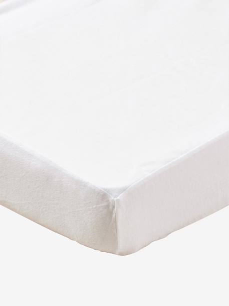 Bi-ome® Waterproof & Hypoallergenic Terry Cloth Mattress Protector White - vertbaudet enfant 