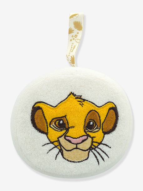Sponge for Babies Embroidered with Simba Head Motif by Disney® ecru - vertbaudet enfant 