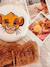Sponge for Babies Embroidered with Simba Head Motif by Disney® ecru - vertbaudet enfant 
