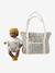 Doll Changing Bag in Cotton Gauze Multi+yellow - vertbaudet enfant 