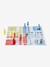 Wooden FSC® travel game of goose and ludo multicoloured - vertbaudet enfant 