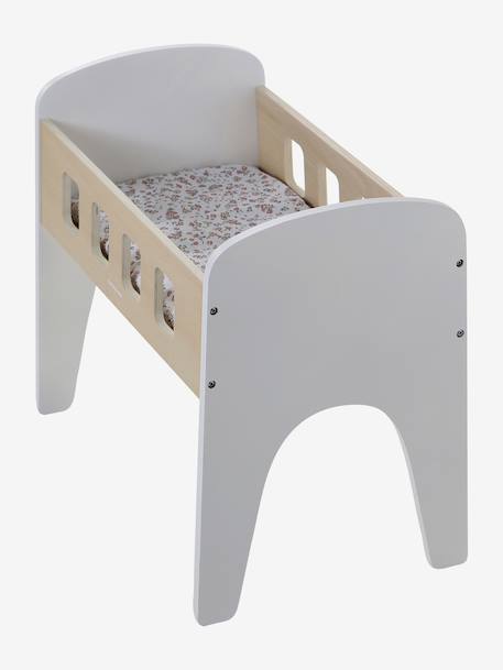 Doll Bed in FSC® Wood white+wood - vertbaudet enfant 