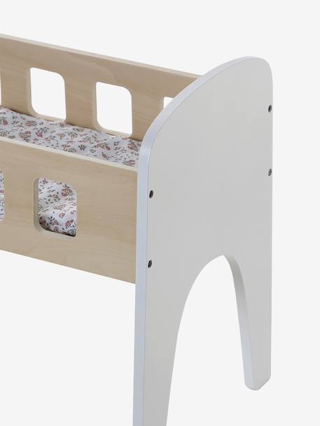 Doll Bed in FSC® Wood white+wood - vertbaudet enfant 