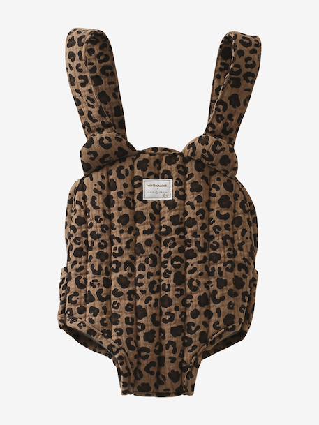 Baby carrier for baby doll in cotton gauze collab' VERTBAUDET x ENVIE DE FRAISE brown - vertbaudet enfant 