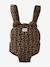 Baby carrier for baby doll in cotton gauze collab' VERTBAUDET x ENVIE DE FRAISE brown - vertbaudet enfant 
