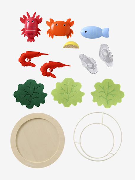 Seafood Platter in FSC® Wood blue - vertbaudet enfant 