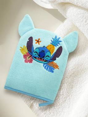 Nursery-Fun Wash Mitt Embroidered with Stitch Head Motif, by Disney® 