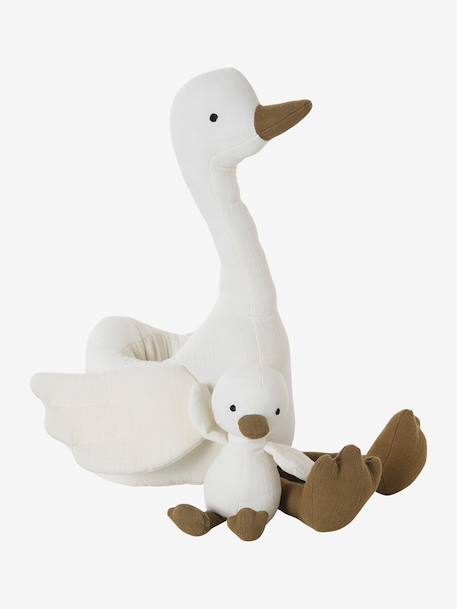 Cuddly Mother Goose & Gosling white - vertbaudet enfant 