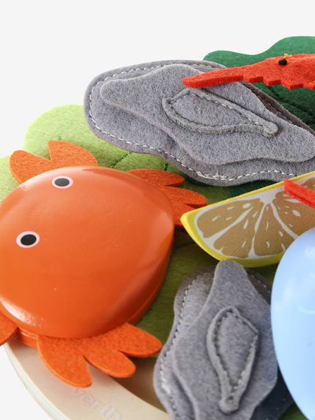 Seafood Platter in FSC® Wood blue - vertbaudet enfant 