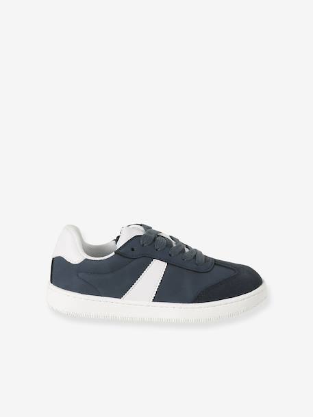 Trainers with Laces & Zip for Children navy blue - vertbaudet enfant 