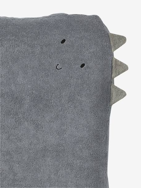 Set of 2 Changing Mattress Covers, Animals, in Towelling blush+grey blue+hazel+multicoloured+pecan nut - vertbaudet enfant 