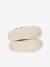 Trainers with Leather Hook-&-Loop Straps for Children ecru+printed white+set white - vertbaudet enfant 