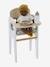 High Chair  in FSC®100% Wood for Dolls white+wood - vertbaudet enfant 