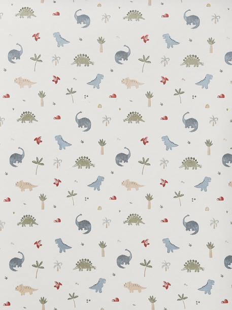 Set of 2 Changing Mattress Covers, Animals, in Towelling blush+grey blue+hazel+multicoloured+pecan nut - vertbaudet enfant 