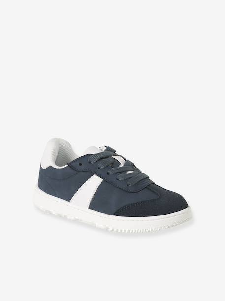 Trainers with Laces & Zip for Children navy blue - vertbaudet enfant 