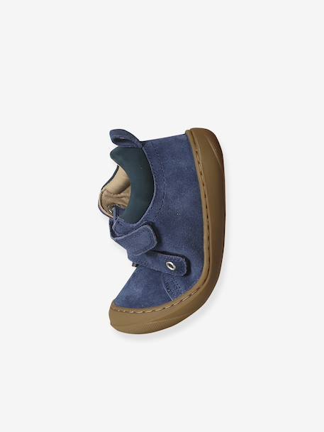 Chaussures premiers pas bébé velcro beige+bleu+bleu électrique+chocolat+lot beige+lot marron+lot vert+marron+ocre+vert+vert sauge - vertbaudet enfant 