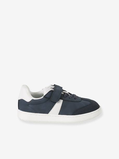 Trainers with Elasticated Laces & Hook-&-Loop Fasteners For Children, Designed for Autonomy navy blue - vertbaudet enfant 
