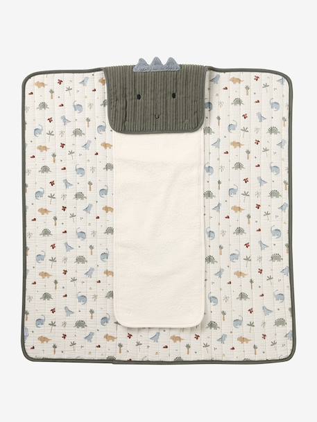 Tapis à langer de voyage olive - vertbaudet enfant 