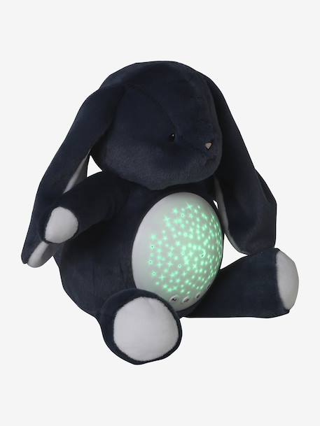 Stars Projecting Fox Night Light denim blue+golden yellow+grey+Grey+Orange - vertbaudet enfant 