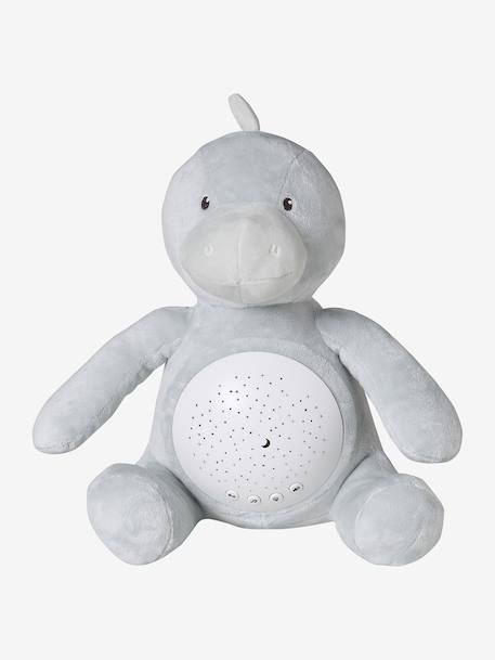 Stars Projecting Fox Night Light denim blue+golden yellow+grey+Grey+Orange - vertbaudet enfant 