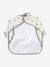 Bavoir tablier manches longues blanc imprimé+écru+imprimé végétal+multicolore+renard+rose poudré - vertbaudet enfant 
