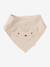 Lot 3 bavoirs bandanas en gaze de coton beige imprimé+BLANC+bleu grisé+cappuccino+écru+lot renard+lot vert panda+rose pâle+vert sauge - vertbaudet enfant 