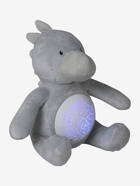 Stars Projecting Fox Night Light denim blue+golden yellow+grey+Grey+Orange - vertbaudet enfant 