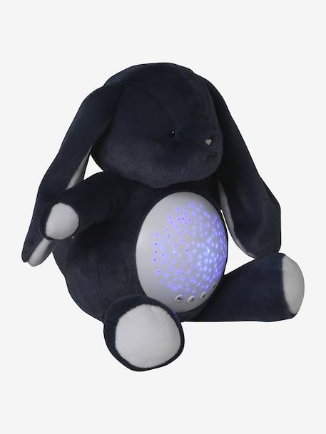 Veilleuse Peluche projecteur d'étoiles bleu jean+dinosaure+gris+jaune d'or+orange - vertbaudet enfant 