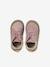 Soft leather lace-up ankle boots for baby's first steps brown+fuchsia+rose - vertbaudet enfant 
