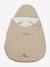Nid d'ange transformable en gaze de coton beige imprimé+cappuccino+écru+sauge+terracotta - vertbaudet enfant 