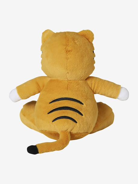 Veilleuse Peluche projecteur d'étoiles bleu jean+dinosaure+gris+jaune d'or+orange - vertbaudet enfant 