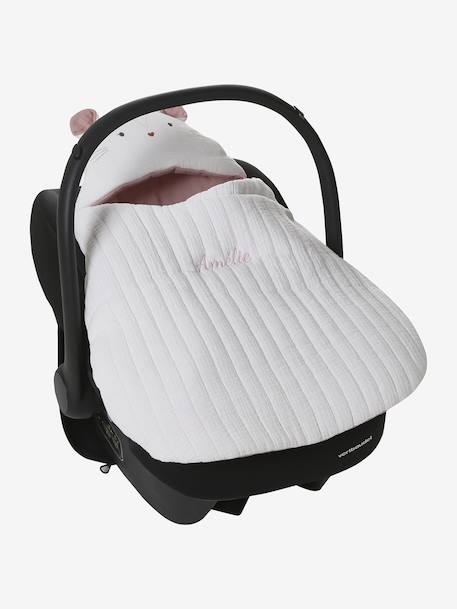 Transformable Baby Nest in Cotton Gauze cappuccino+ecru+printed beige+Sage+terracotta - vertbaudet enfant 