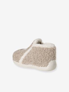 Chaussures-Chaussons textile moutonné bébé fabriqués en France