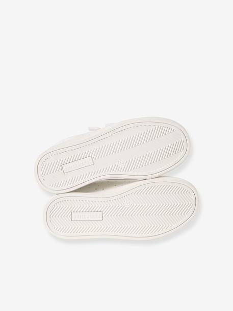 Trainers with Hook-&-Loop Fasteners for Children printed white - vertbaudet enfant 