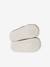 Baby's sheepskin-style textile slippers made in France beige - vertbaudet enfant 