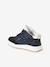 High-Top Hook-&-Loop Trainers for Children navy blue+set pink - vertbaudet enfant 