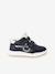 High-Top Hook-&-Loop Trainers for Children navy blue+set pink - vertbaudet enfant 